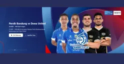 Big Match Persib vs Dewa United Jam Berapa dan Tayang di Mana? Cek di Sini! (Sumber: Vidio/Vidio.com)