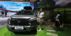 GJAW 2025 jadi ajang Mitsubishi Motors menghadirkan Destinator, Xforce, dan model lainnya dengan konsep booth tematik. (Sumber: MMKSI)