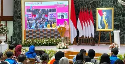 Ketua Komnas Perempuan, Maria Ulfah Anshor di Balai Kota DKI Jakarta, Sabtu, 22 November 2025. (Sumber: POSKOTA | Foto: Pandi Ramedhan)