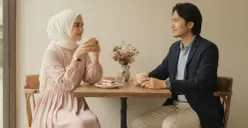 Hasil edit foto pasangan romantis pakai prompt Gemini AI. (Sumber: Gemini AI)