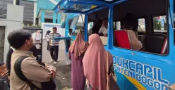 Disdukcapil Kabupaten Bogor membuka pelayanan dalam CFD Tegar Beriman, Cibinong, Minggu, 23 November 2025. (Sumber: Poskota/Giffar Rivana)