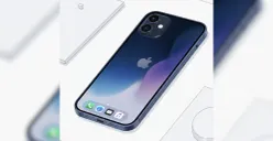 Ilustrasi konsep iPhone 17e dengan desain yang diperkirakan mirip generasi sebelumnya, menampilkan satu kamera belakang dan tampilan minimalis khas Apple. (Sumber: Gemini AI)