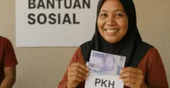 Ilustrasi penyaluran dana bansos PKH. (Sumber: ChatGPT)