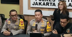 Polres Metro Jakarta Selatan menggelar konferensi pers pengungkapan kasus penculikan dan pembunuhan bocah 6 tahun, Alvaro Kiano Nugroho pada Senin, 24 November 2025. (Sumber: POSKOTA | Foto: Ali Mansur)