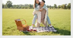 Hasil prompt Gemini AI foto polaroid couple yang viral di TikTok. (Sumber: Freepik)