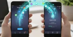 Cara transfer data dari Android ke iPhone. (Sumber: Gemini AI)