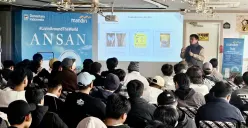 Ratusan PMI menghadiri penyuluhan finansial dan investasi dari Bank Mandiri dalam program Mandiri Sahabatku di Ansan, Korea Selatan. (Sumber: Istimewa)