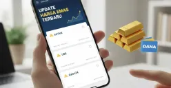 Update harga emas terbaru hari ini. (Sumber: Gemini AI)
