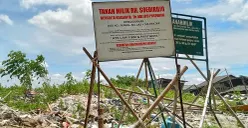 Lahan di RW 07 Kelurahan Kamal, Kalideres, Jakarta Barat, yang bakal dibangun TPU baru. (Sumber: Istimewa)