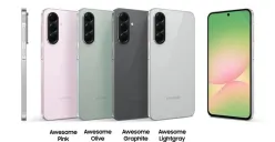 Lineup Samsung Galaxy A Series 2025 dengan desain modern dan pilihan warna elegan. (Sumber: Dok/Samsung)