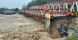 Banjir bandang melanda sejumlah wilayah kabupaten di Sumatera Utara. (Sumber: BNPB Tapanuli Utara)