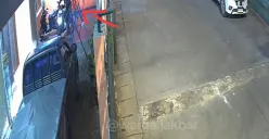 Aksi pencurian motor di kawasan Kebon Jeruk, Jakarta Barat. (Sumber: Istimewa)