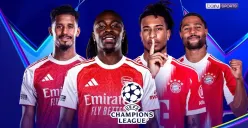 Jadwal live streaming Arsenal vs Bayern Munchen di pekan 5 Liga Champions 2025/2026 (Sumber: Vidio.com)