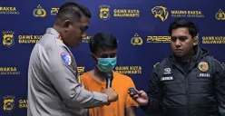 AR, pelaku pembunuhan pria dalam plastik di Cikupa Tangerang. (Sumber: POSKOTA | Foto: Veronica Prasetio)