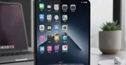 Ilustrasi iPhone Fold, ponsel lipat pertama Apple. (Sumber: Gemini AI)