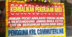 Pengguna KRL bela Argi (Sumber: Instagram/@jabodetabek24info)