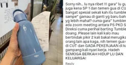 Ilustrasi peristiwa viral terkait tumbler yang hilang di commuter line. (Sumber: X)