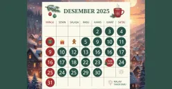 Kalender Desember 2025 (Sumber: Gemini AI)