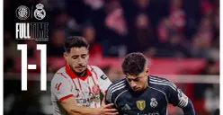 Hasil Girona vs Real Madrid yang berakhir imbang 1-1 (Sumber: Instagram/@realmadrid)