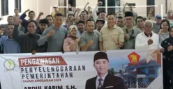 Anggota DPRD Jabar, Abdul Karim saat pemaparan di kegiatan Pengawasan Penyelenggaraan Pemerintahan di Desa Girimulya, Kecamatan Cibeber, Kabupaten Cianjur, Sabtu, 29 November 2025. (Sumber: Dok. Istimewa)
