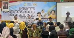 DP3AP2KB Kabupaten Lebak saat melakukan sosialisasi penurunan angka stunting, Sabtu, 29 November 2025. (Sumber: Dok. DP3AP2KB Lebak)