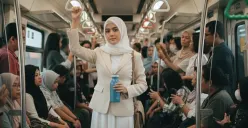 Hasil edit foto parodi tumbler Tuku yang viral pakai prompt Gemini AI. (Sumber: Gemini AI)