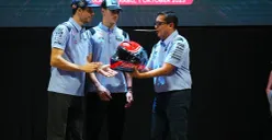 Dua pembalap MotoGP dari Gresini Racing, Alex Marquez dan Fermin Aldeguer, sapa penggemar di Jakarta. (Sumber: Dok Gresini Racing)