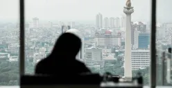 Ilustrasi polusi udara di Jakarta. (Sumber: Poskota/Bilal Nugraha Ginanjar)