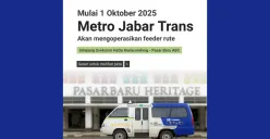 Rute Angkot Feeder Metro Jabar Trans Terbaru di Bandung, Gratis Sampai Tanggal 8 Oktober 2025 (Sumber: Instagram/brt.metrojabartrans)