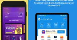 Tampilan aplikasi DANA ID Game yang populer di kalangan pengguna Android Oktober 2025. (Sumber: Poskota/Yusuf Sidiq)