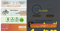 Ilustrasi aplikasi VIR (Veoliair) yang menawarkan konsep foto sampah jadi uang, namun dipertanyakan legalitas dan keamanannya. (Sumber: Facebook/@Ghita)