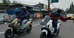 Motor listrik lokal Maka Cavalry memiliki rem cakram, suspensi nyaman, dan baterai tahan air. (Sumber: Dok. Maka)