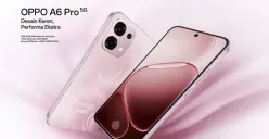 Spesifikasi lengkap Oppo A6 5G: Baterai 7.000 mAh, RAM 12/512GB, layar AMOLED 120Hz, dan kamera 50MP. (Sumber: oppo.com)