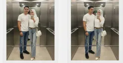 Hasil edit foto polaroid sama pacar pakai prompt Gemini AI. (Sumber: Gemini AI)