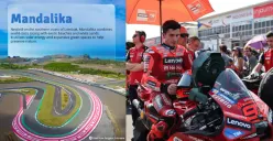 Drama MotoGP Mandalika 2025! Marc Marquez tersingkir di lap pertama usai ditabrak Bezzecchi. Simak penjelasan resmi MGPA yang bantah isu "kutukan" dan ungkap karakter unik sirkuit. (Sumber: X/@wonderfulid, @InfoR00M)