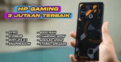 Contoh HP gaming 3 jutaan dengan layar 120 Hz yang mulus dan performa tangguh. (Sumber: Youtube/@EstechIN)