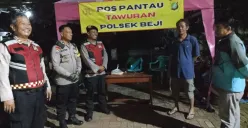 Pos pantau tawuran di Jalan Pala Kali, Kelurahan Kukusan, Kecamatan Beji, Kota Depok. (Sumber: Poskota/Angga Pahlevi)