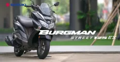 Burgman Street 125EX hadir dengan varian spesial bernama Chrome Edition. (Sumber: Instagram/@suzukiindonesiamotor)