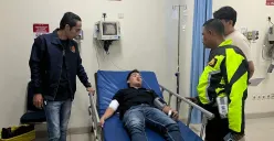Seorang anggota kepolisian dibacok pemuda diduga hendak tawuran di wilayah Bogor Utara, Kota Bogor. (Sumber: Dok. Polsek Bogor Utara)