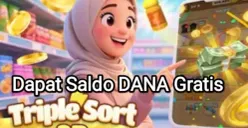 Game penghasil saldo DANA gratis Triple Sort 3D. (Sumber: Play Store)