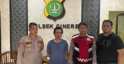 Polsek Cinere berhasil meringkus pelaku DPO Kasus kekerasan Seksual Polda Jawa Barat. (Sumber: Polsek Cinere)