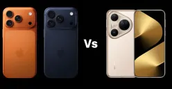 iPhone 17 Pro Max vs Huawei Pura 80 Ultra (Sumber: Apple dan Huawei)