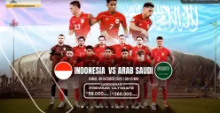 Jadwal Timnas Indonesia vs Arab Saudi di Kualifikasi Piala Dunia 2026 zona Asia (Sumber: Vision+)