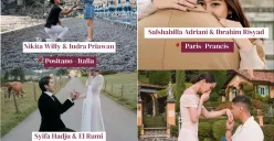 9 Artis Indonesia yang Lamaran di Luar Negeri (Sumber: Instagram/lambegosiip)