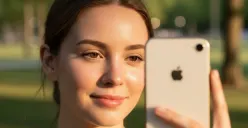 Ilustrasi foto Gemini AI selfie dengan hasil glowing natural. (Sumber: Poskota/Gemini AI)