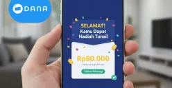 Cara klaim saldo DANA gratis dari aplikasi nonton video. (Sumber: Istimewa)