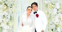 Potret pasangan Amanda Manopo dan Kenny Austin yang resmi menikah pada Jumat, 10 Oktober 2025. (Sumber: Instagram/Amanda Manopo)