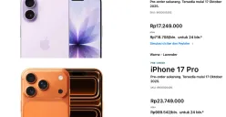 Ilustrasi harga resmi iPhone 17 series di Indonesia yang sudah bisa dipesan melalui iBox. (Sumber: iBox)