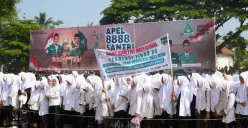 Hari Santri Nasional di Kabupaten Pandeglang. (Sumber: Poskota/Samsul Fatoni)
