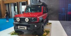 Suzuki memamerkan mobil modifikasi di ajang Indonesia Modification Expo (IMX) 2025 di ICE BSD, Tangerang. (Sumber: Poskota/Erwan Hartawan)
